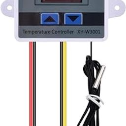 Real Instruments XH-W3001 Digital Led Temperature Controller Thermocouple Incubator 220V AC 10A Thermostat Control Ntc Sensor Probe Incubator Temperature Controller For Egg Incubator-59