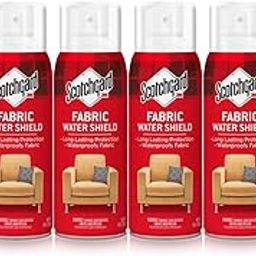 Scotchgard 60 Ounces (Six, 10 Ounce Cans) Fabric Water Shield, Ideal for Couches, Pillows, Furniture, Shoes and More, Repels Water-image-2