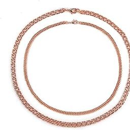 Thick Copper Chain for Men – Thick & Durable Cuban Link Necklace | Vintage-Style Solid Metal Chain | Fashion Accessory-image-8