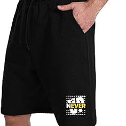 Plus Sizes Men's Cotton Knee Length Shorts (XXL,3XL,4XL,5XL,6XL,7XL,8XL Shorts) | Dont Give Up Printed Shorts | Casual and Night Wear Mens Shorts-image-67