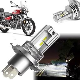 Auto Pearl V3 LED Headlight Bulbs Hi/Low Beam Fits for Vehicle H4 Compatible with Meteor 350 (Pack of 1)-21
