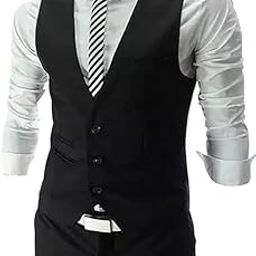 Men's Rayon Bandhgala Festive Nehru Jacket Waistcoat (waistcoat, 42)-picture-28