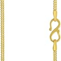 BIS Hallmark (750) 18K Yellow Gold Chain for Women-image-100