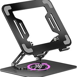 ZEBRONICS NS3000 PRO 360° Rotatable Laptop Stand, Supports up to 17” (43cm) Laptops, Tablets, Supports Max 5kg, Carbon Steel with Anti Rust Body, Anti-Slip/Scratch Silicone Pads-18