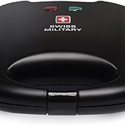 Swiss Military CLUB CLASS Premium 2 Slice 800 Watt Electric Grill Sandwich Maker | Auto Cut-Off | Non Stick | Cool Touch Handle | Black-30