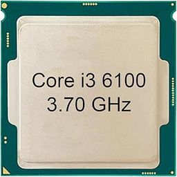 Core i3 6100 3.7GHz Dual-Core Desktop Processor, LGA1151 Socket, Threads 4-10
