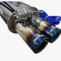 Electric Exhaust Cutout Kit with Remote Control – Universal Muffler Bypass Valve System – Dual Valve, Stainless Steel, Plug & Play Wiring – Performance Upgrade for Cars & Trucks (Titanium Duble Tip)-image-16