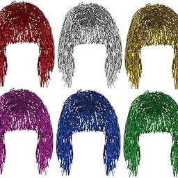 Hair Tinsel, Green Wig, Funny Wigs Party Wig Womens Wig Wigs Funny Neon Wig Pink Wig Wigs for Women Bob Wigs Neon Colored Wig Costume Colorful Cosplay Wigs Short Bob Hair Wigs-image-92
