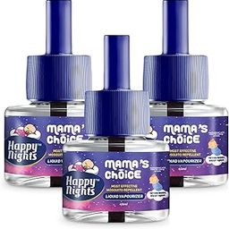 Happy Nights Lemon Eucalyptus Mosquito Repellent Liquid Refill, Mama’s Choice Lemon Eucalyptus Repellent, 45ml Oil based Mosquito Repellent | Prevent from Mosquito | The Best & Natural Mosquito Repellent for Babies|Liquid Mosquito Refill Pack of 3-image-80
