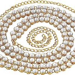 Stylish Traditional Jewellery Gold Kundan Wedding Saree Waist Belly Chain/Kamarbandh Kamarband for Women Girls wedding -Belt-M02-image-35