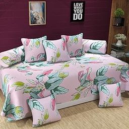 CASTIQA Super Soft 3D Blend Diwan- Set of 8 Pieces, Color Pink-image-62
