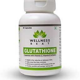 L-Glutathione Capsules with Vitamin E & C for Healthy Glowing & Brightening Skin | Immune & Antioxidant Support, Biotin, Grape Seed Extract & Alpha Lipoic Acid (500mg)-16