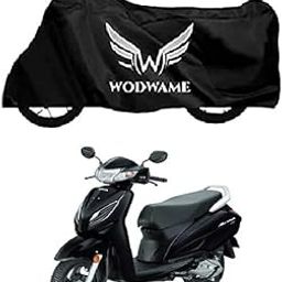WODWAME 100 Percent Water Proof Scooty Body Cover for Activa 3g,4g,5g,6g, Black Color-22