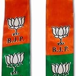 Patka for Men,l Bharatiya Janata Party Gamcha l Gamcha Satin Orange l 57 Inch Size Orange/Green Colour-image-20