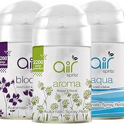 Air Spritz 225ml Freshmatic Automatic Air Freshener Refill (Aqua| Exotic Aroma | Lavender - Pack of 3) | Automatic Room Freshener, Bathroom Freshener and Room Spray-picture-23