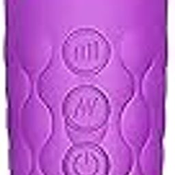Pravyta Handheld Cordless Personal Body Massager for Women & Men - Waterproof & Portable Vibrate Wand With Extra-Long [20 pattern x 8 speeds] Water Resistant - Extra Long Flexible Neck (Purple)-image-58