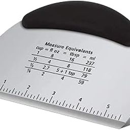Baskety Bench Scraper & Chopper Stainless Steel Dough Scraper Pastry Cutter Chopper with Measurements-image-64