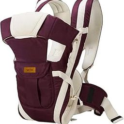 Laee cute Baby Carrier Bag/Adjustable Hands Free 4 in 1 Baby/Baby sefty Belt/Child Safety (Wine 4 in 1)-image-13