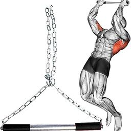 KAPY Height Increase 16inches Pull Up Bar For Chinups Hanging Rod For Home and Gym Use For Men Kids Boys Adults Fitted With Heavy Duty Chain Sangal Multicolor-image-75
