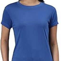 Women Round Neck Tshirt |Cotton Half Sleeve Regular Fit Solid T-Shirts-image-16