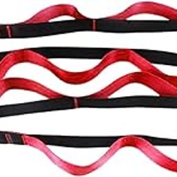 ATORSE Yoga Pilates Stretch Strap Fitness Pull Belt for Physical Therapy Red-image-50