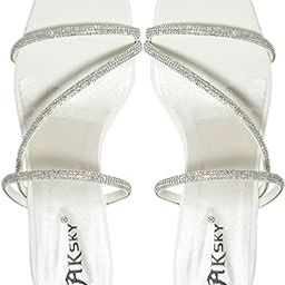 Women’s Crystal Block Heels - Elegant, Sparkling Heels for Every Occasion-image-18
