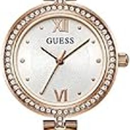 Stainless Steel Women White Analog Round Dial Watch- Gw0655L3, Pink Band-image-15