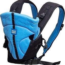 Mee Mee Comfy New Born Baby Carrier With 4 Baby carrying Modes Lightweight & Adjustable | Neck Support Baby Sling Carrier with Padded waist Support and shoulder support straps | safety buckle for 0 to 2 Years (Blue)-image-40