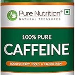 Pure Nutrition Caffeine 200mg – 120 Veg Tablets | Natural Energy Booster for Alertness, Focus & Endurance | Pre-Workout Support, Enhances Mental Clarity & Physical Performance | For Men & Women-1