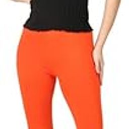 Premium Stretchable Cotton Ankle Legging for Women | High-End Elastic Makes The Leggings Squat Proof and Durable for Travel, Yoga, & Workout | Suitable for Formal wear & Casual wear-image-41