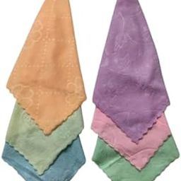 StitchStory Women/Lady Cotton Floral Handkerchief | Hanky for Kids Girls for School (Pack of 12)-image-36