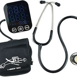 Dishan Fully Accurate Measurement Reading Systolic, Diastolic & Pulse Rate Checking with Excel III Stethoscope Bp Monitor (Black)-23