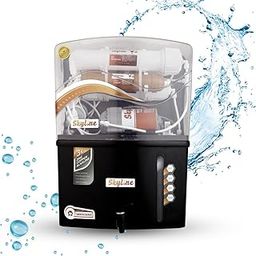Skyline RO Water Purifier Alkaline 7 Stage RO + UV + UF + TDS Controler + Full Automatic With Goodness Of Copper 9 Liter gray black-image-46