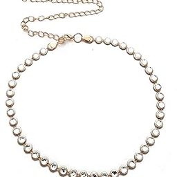 Women And Girl Fashion Metal Stretchable Gold Plated Belly Chain Waist Belt Jewellery kamarband Waistband-image-82