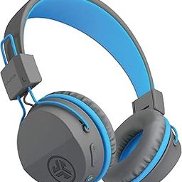 JLab Audio JBuddies Studio Bluetooth Over-Ear Kids Headphones | 13 Hour Battery Life | Studio Volume Safe | Volume Limiter | Folding | Adjustable | Noise Isolation | with Mic | Graphite/Blue-image-72