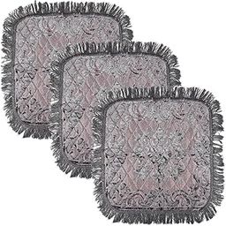 Homestic Prayer Mat | Velvet Aasan Mat | Meditation Prayer Pooja Carpet Mat | Aasan Mat for Pooja | Self Pooja Prayer Mat | Traditional Aasan Prayer Mat | Pack of 3 | Gray-image-97