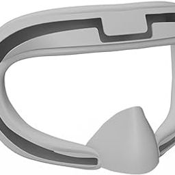 New World VR Face Cover for Meta Quest 3, Silicone Face Pad Cushion Compatible with Quest 3 Accessories Light Blocking Eye Cover for Quest 3-2
