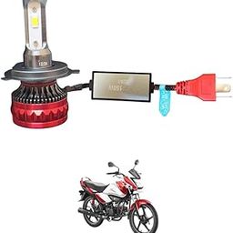 LOVMOTO Universal Super Bright Led Headlight Bulb H4 Fitting 150 WATT AC/DC Bulbs (White) Hi/Low Beam, 3 Pin Connector With Cooling Fan For All Bikes Comfortable With Spl-end-or I sma-rt-image-14