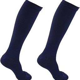UJEAVETTE® Womens Compression Knee High Sock for Athletic Running Flight Travel S M-picture-21