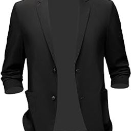 LICHTS®Suit Jacket Men Mens Sport Coats and Blazers Suit for Party Office Festivals Black XL|1 Mens Suit Coat|Clothing Shoes & Accessories-picture-14