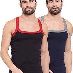 Men's Round Neck Solid Vest, Premium Super Soft Cotton, Ultra Light (Combo Pack)-image-29