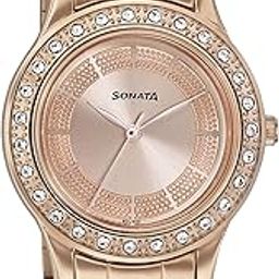 Blush It Up Analog Rose Gold Dial Women's Watch-NN8123WM03/NP8123WM03-3