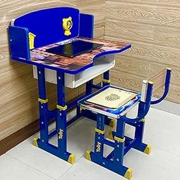 Metal Toby Kids Desk/Baby Desk/Kids Study Table And Chair Set/Multifunctional Kids Desk Blue, 86 Centimeters, 49 CM, 86 CM-image-71