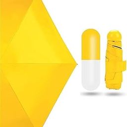 Portable Capsule Umbrella Windproof Double Layer Ultra Light Pocket Sized for UV Protection & Rain Outdoor Car Umbrella for Women & Men Anti-UV Umbrella Pack of-1-image-45