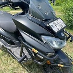 TARAN AUTO ACCESSORIES Heavy Duty Crash Guard with 3 Layer Coating Compatible ForScooter/Scooty Burgman Street 125 BS6 (Black)-image-2