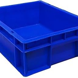 HASTAP Plastic Storage Multi-Purpose Use Crates -400x300x120mm (Blue) Rectangular-image-66