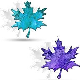 Wired FAX-Maple Leaf Resin Art Mold, Multipurpose DIY Silicone Coaster Epoxy Resin Art Leaf Casting Mould-10x10 Cm,6 Mm Depth -Set of 2-picture-29