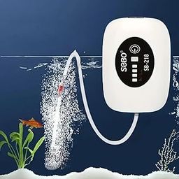 Sobo SB Series Single Outlet Aquarium Battery Air Pump, Rechargeable and Portable, Large Battery Capacity for Aquariums, Outdoor, Fishing and Power Cut (SB-218)-image-12