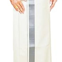 Mens Cream 100% Cotton Dhoti 4.00 Mtrs with Rich Jari Border Dhothi/Vesti/Mundu (2 INCHES SILVER)-image-10