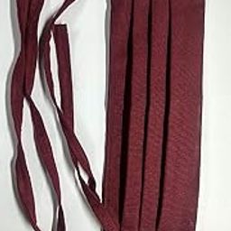 DARIO Pure Cotton Face mask (Qty 5) with tie lace 2 Layers Washable Reusable -OT Linen- Autoclavable, Maroon Color - Autoclave-image-55